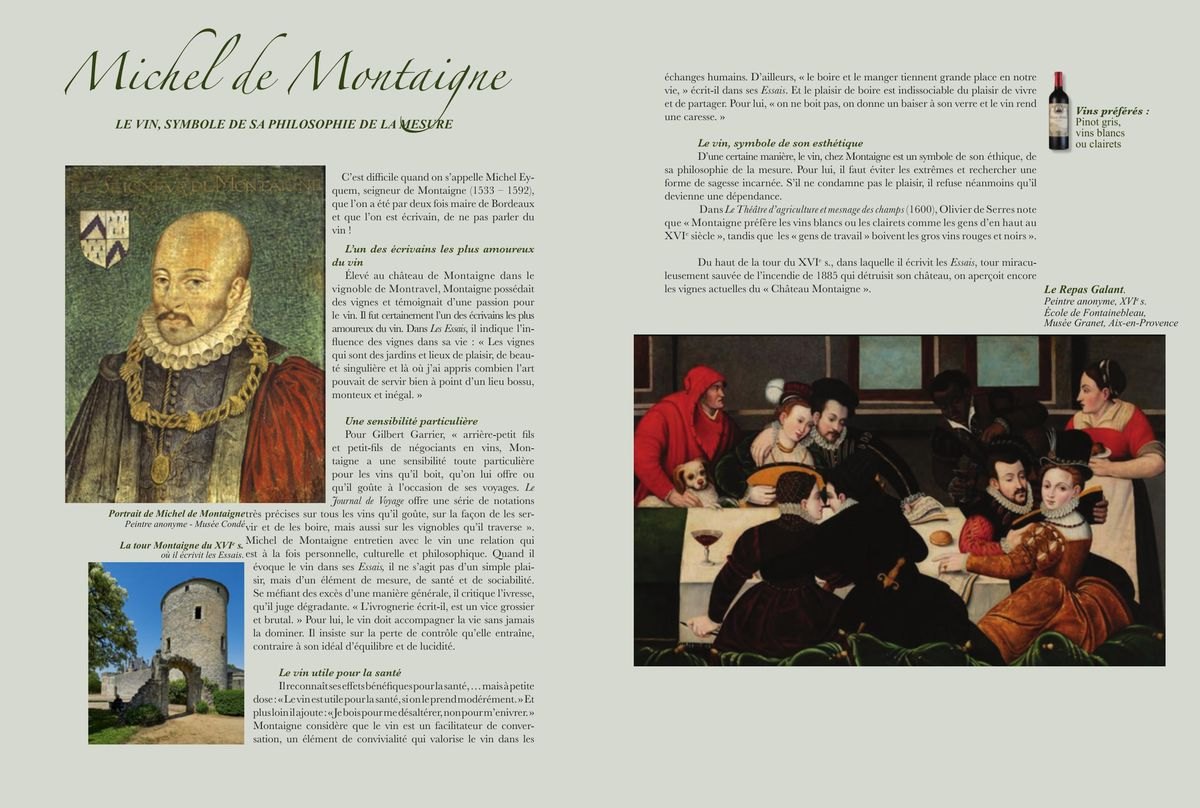 Double page Michel de Montaigne